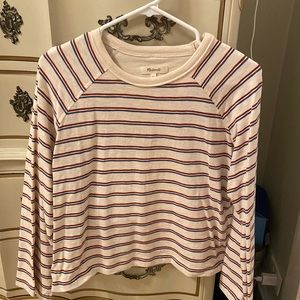 NWT Madewell striped long sleeve shirt